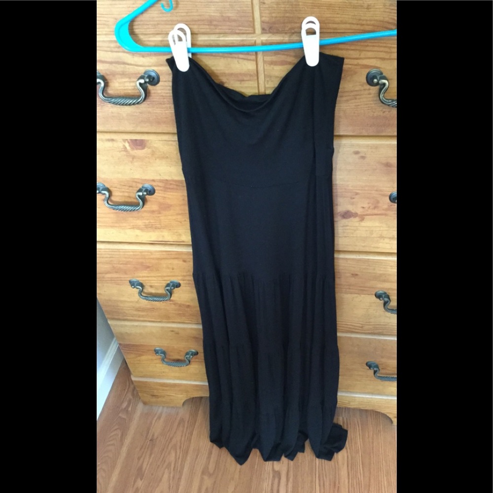 Black convertible Maxi dress/skirt